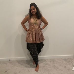 Bollywood dhoti suit